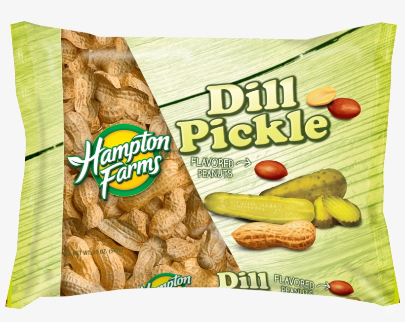 20oz Dill Pickle Final 1 - Hampton Farms No Salt Roasted In Shell Peanuts - 5lb, transparent png download