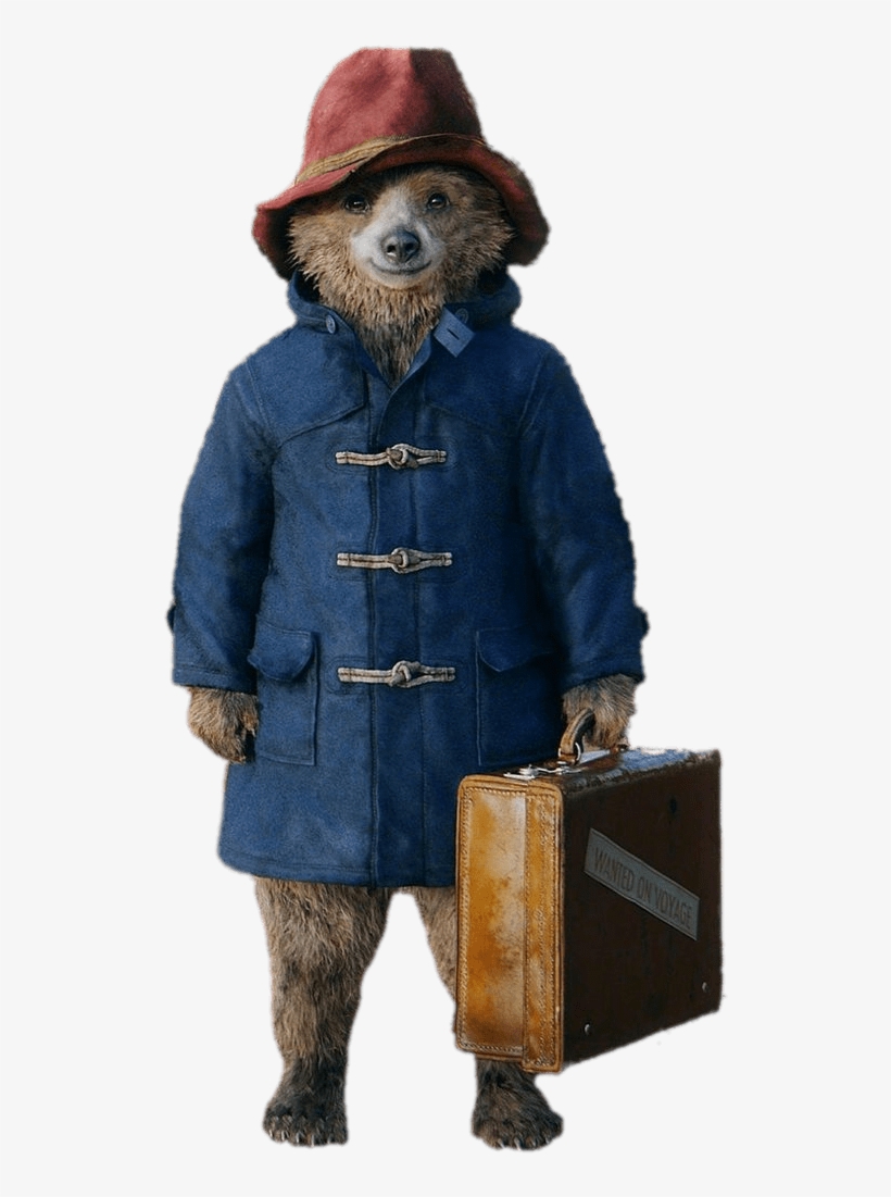 Paddington Bear Holding Suitcase Png - Marmont Hill Pt-pad-154-fp-36 'ready To Go' Paddington, transparent png download