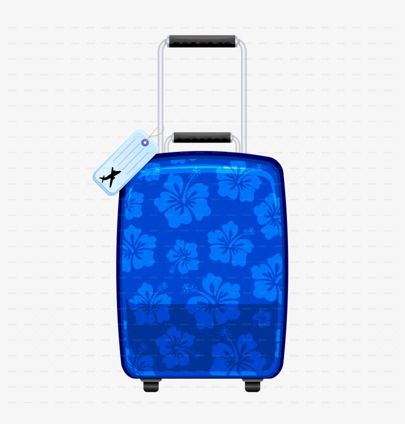 Trolley Luggage Suitcase-png - Hand Luggage, transparent png download