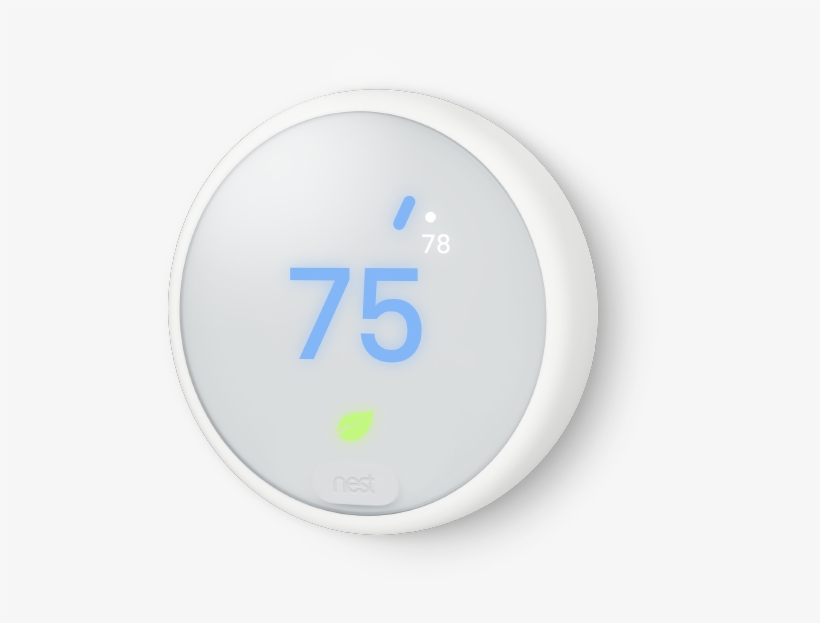 Nest Thermostat E - Nest Thermostat E White T4001es, transparent png download
