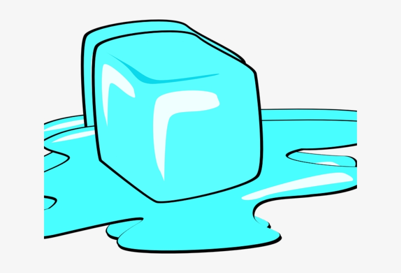 Ice Huge Freebie Download For Powerpoint - Melting Ice Cube Clipart, transparent png download