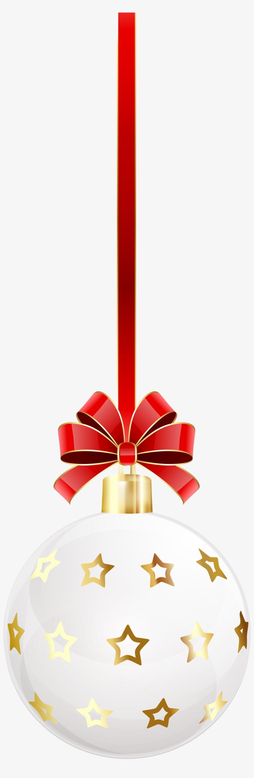 View Full Size - White Christmas Ball Clipart, transparent png download