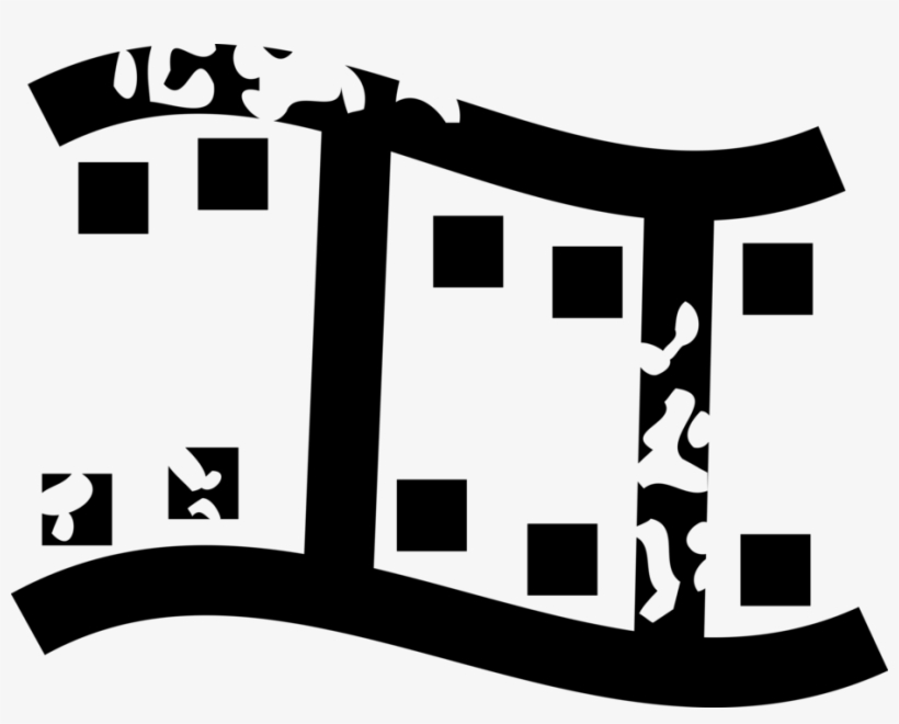 Vector Illustration Of 35mm Roll Of Photography Film - Illustration, transparent png download