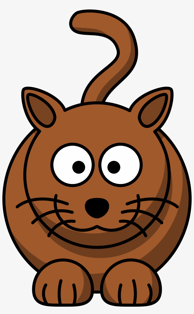 Xmas Stuff For > Christmas Cartoon Animals - Cartoon Cat, transparent png download