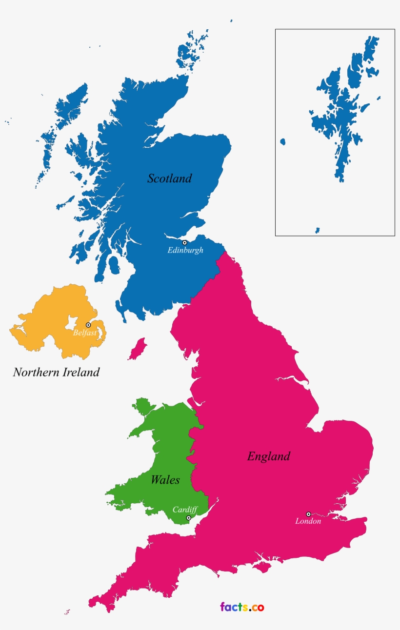 Ukmap Png Geo Western Central Europe Th - United Kingdom Map Political, transparent png download