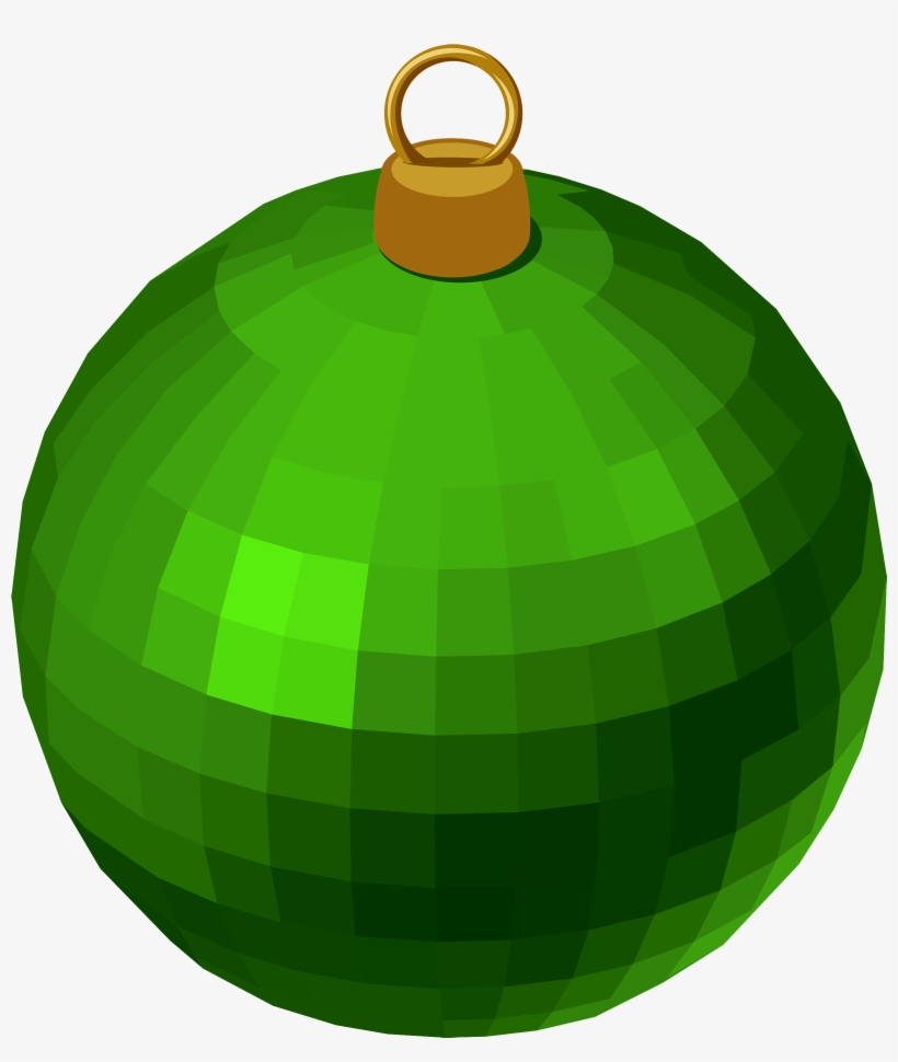 Green Christmas Ball Png, transparent png download