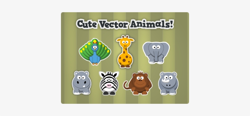 Cartoon Peacock With Peacock Feathers - Cartoon Animals Free Animal Vector, transparent png download