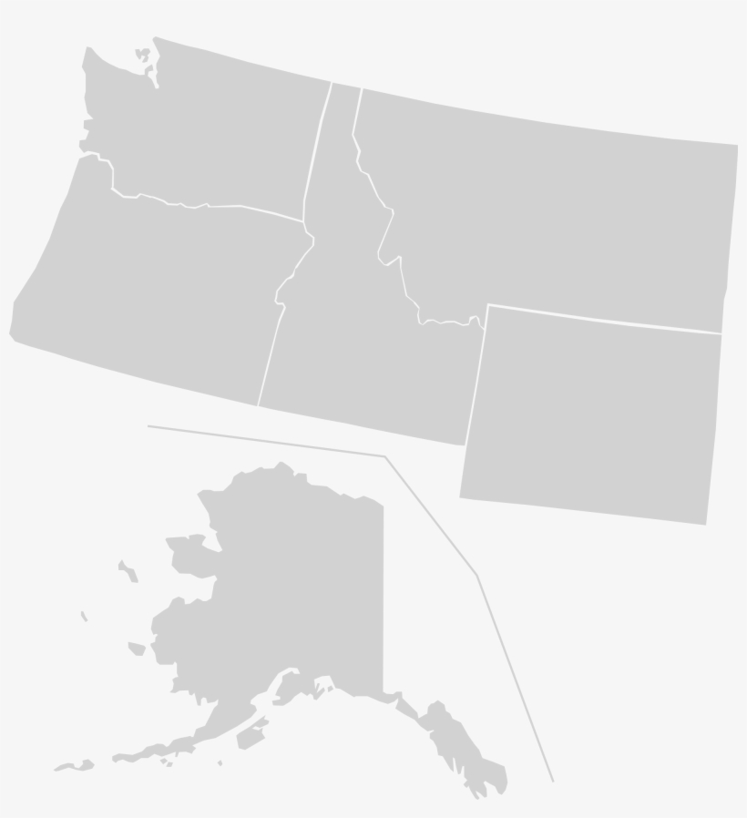 Open - Alaska State With Stars, transparent png download