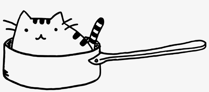 Funny Cat Towel Zazzle Kitten - Cat In A Pan, transparent png download