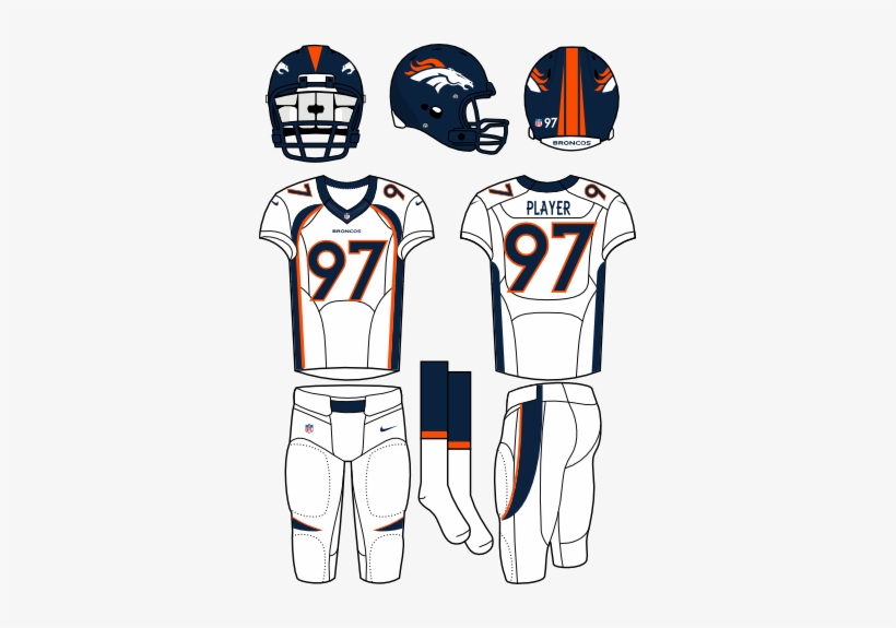 Denver Broncos - New York Jets Home Uniform, transparent png download