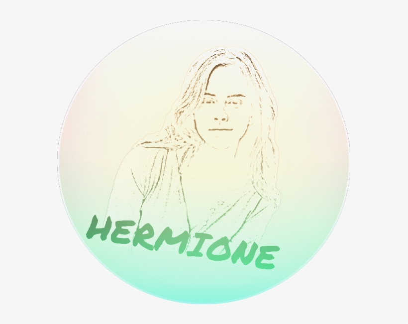 Hermione Emma Watson - Sketch, transparent png download