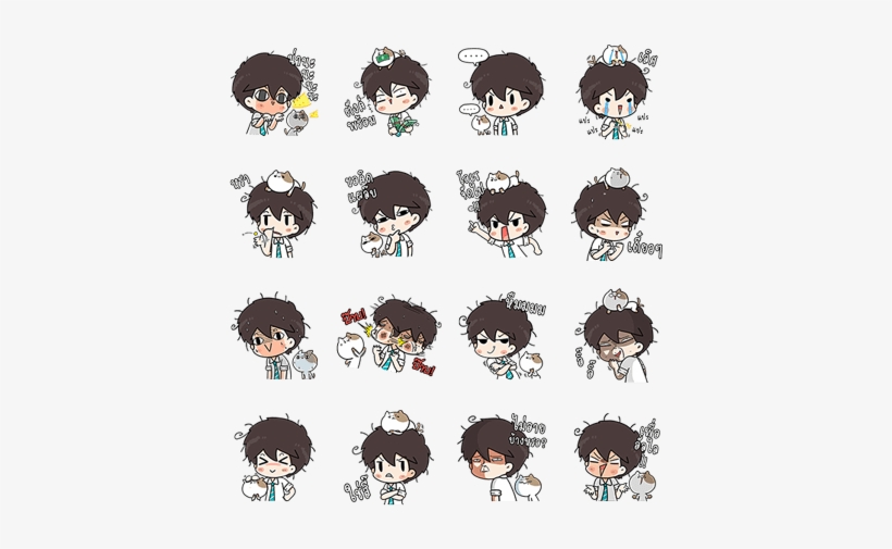 Salaryman & Tofu The Funny Cat, transparent png download