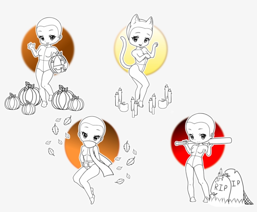 I Wanted To Do Some Chibi Ych's For Fall So Here Are, transparent png download
