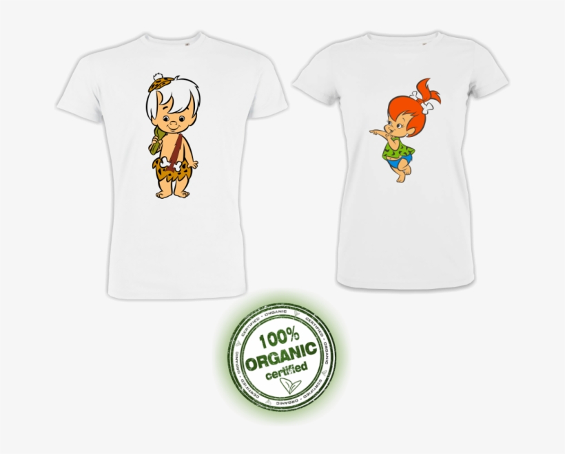 Tricouri Pentru Cupluri Bam Bam And Pebles, transparent png download