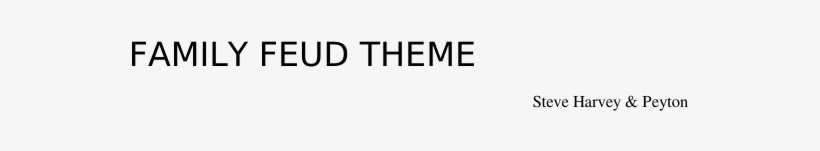 Familyfeudtheme Sheet Music For Flute, Clarinet, Alto, transparent png download