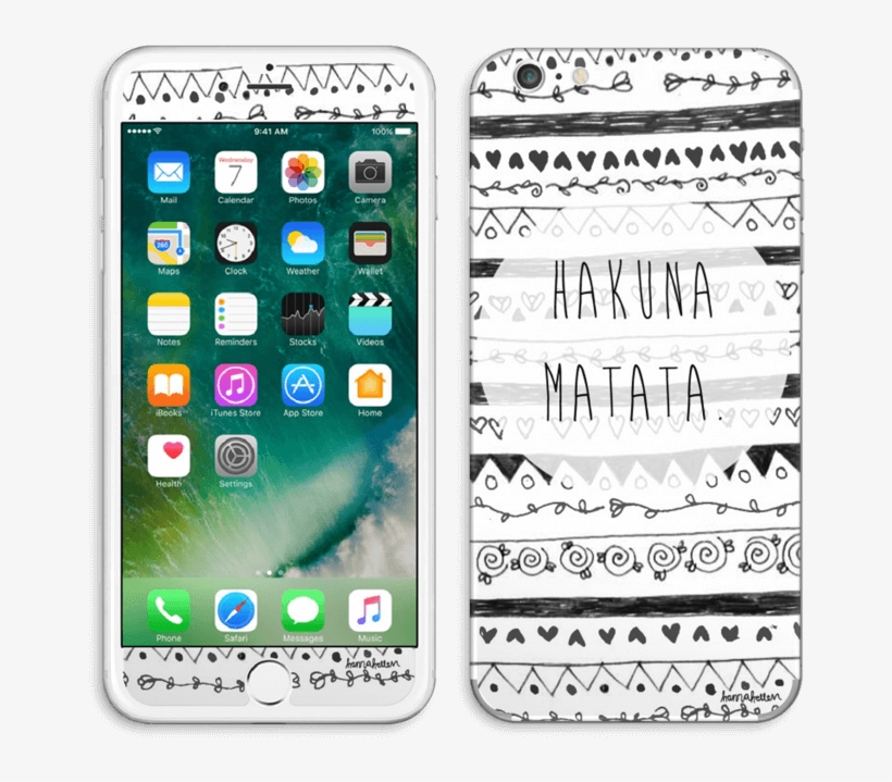 Hakuna Matata Skin Iphone 6 Plus, transparent png download