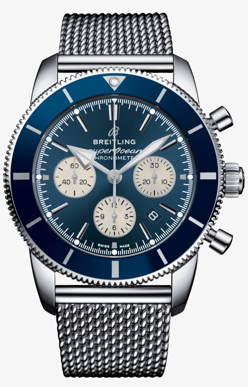 Superocean Héritage Ii B01 Chronograph 44 Steel, transparent png download