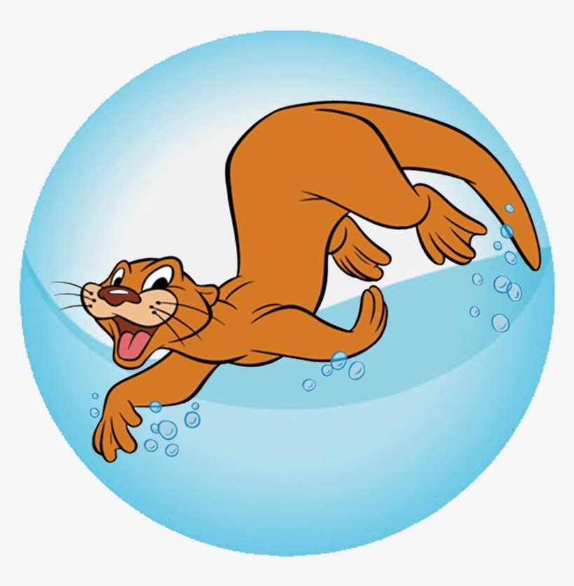 Clipart Swimming Sea Otter, transparent png download