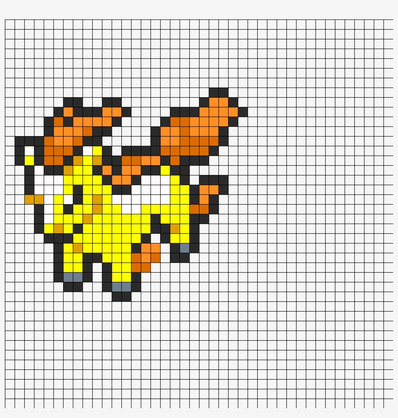 Ponyta Perler Bead Pattern / Bead Sprite, transparent png download