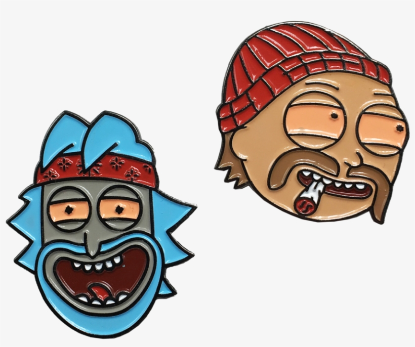 Rick Chong & Morty Cheech Pin Set, transparent png download