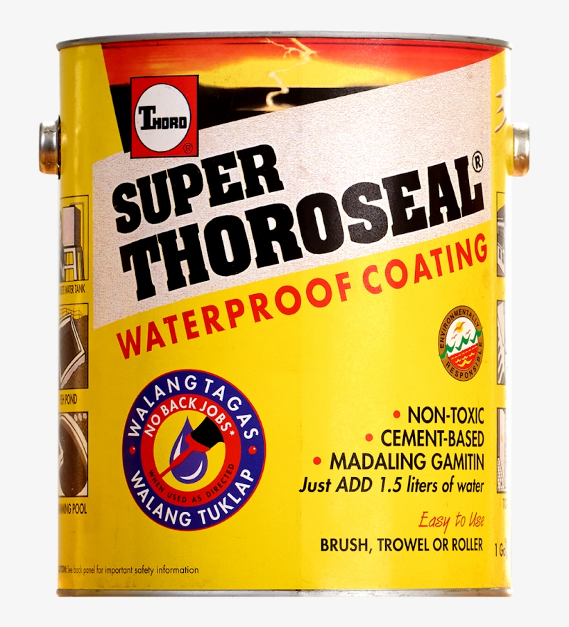 Complementing Super Thoroseal Is Waterplug, A Fast-setting, transparent png download
