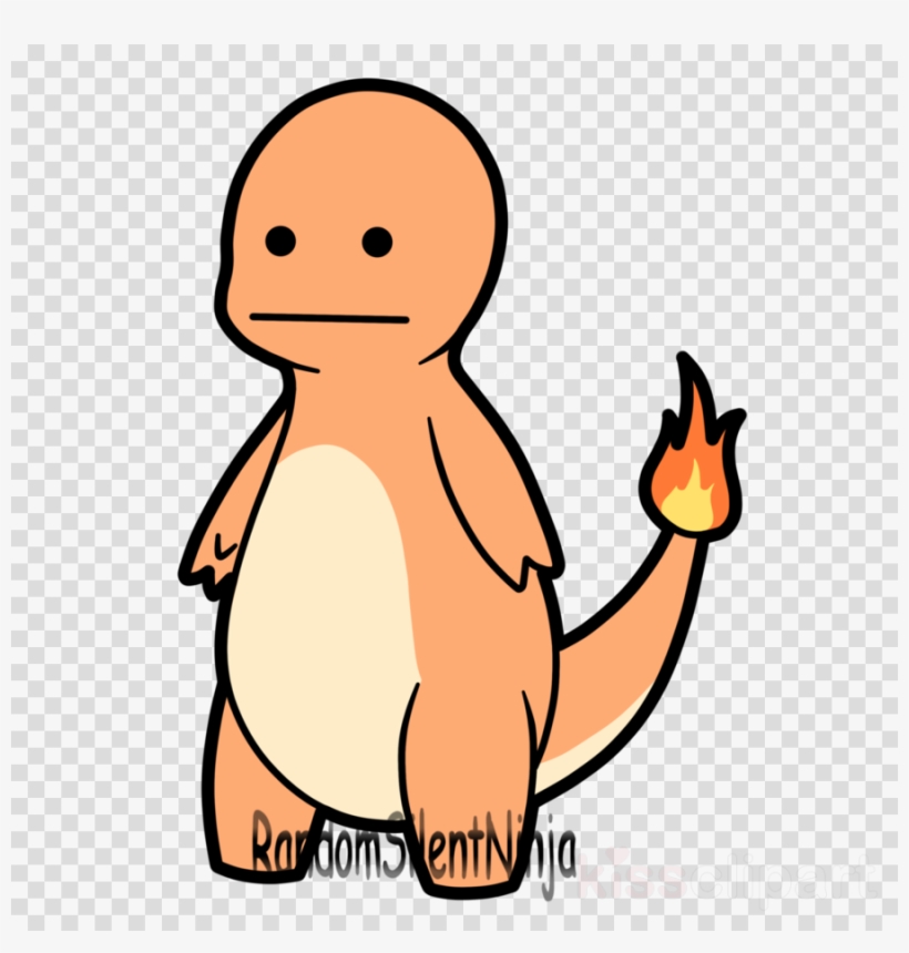 Derpy Charmander Clipart Charmander Pokémon Bulbasaur, transparent png download