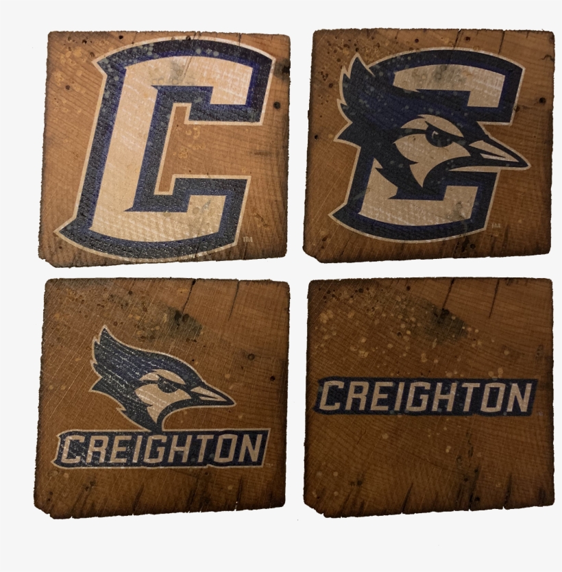 Creighton University Reclaimed Barn Beam Coaster Set, transparent png download