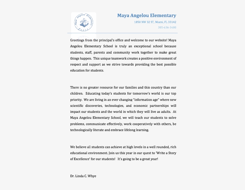 Maya Angelou Elementary Is A Pre K To 5th Grade School, transparent png download