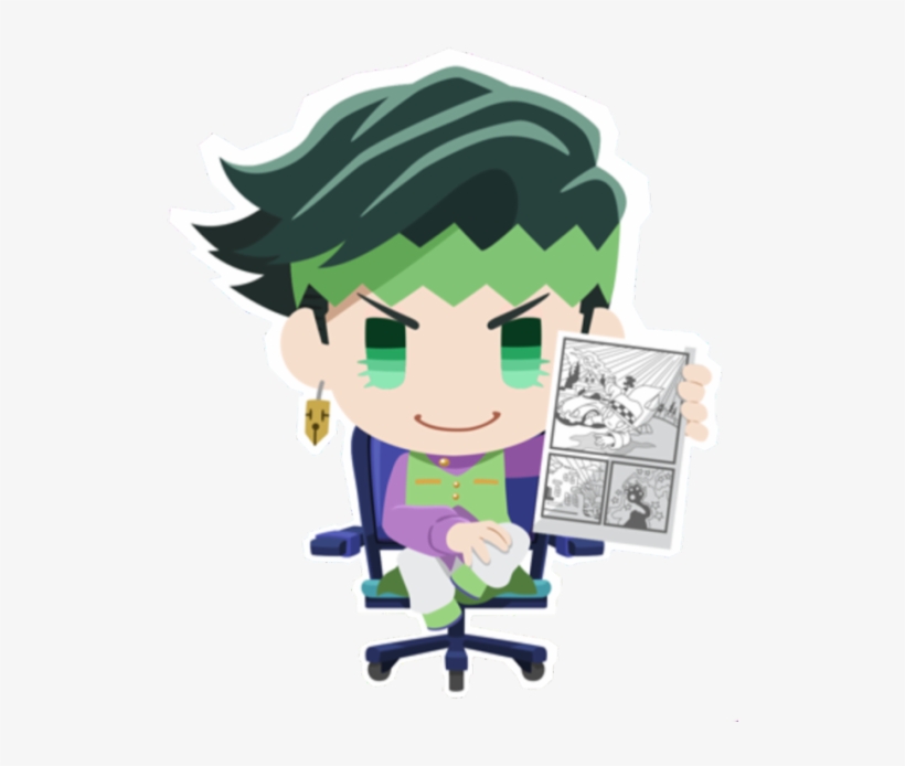 Transparent Rohan From Jojo's Pitter Patter Pop, transparent png download