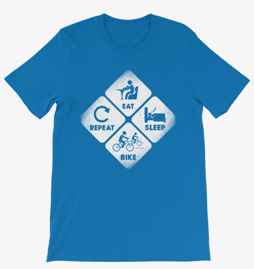 Eat, Sleep, Bike, Repeat ﻿premium Kids T-shirt, transparent png download