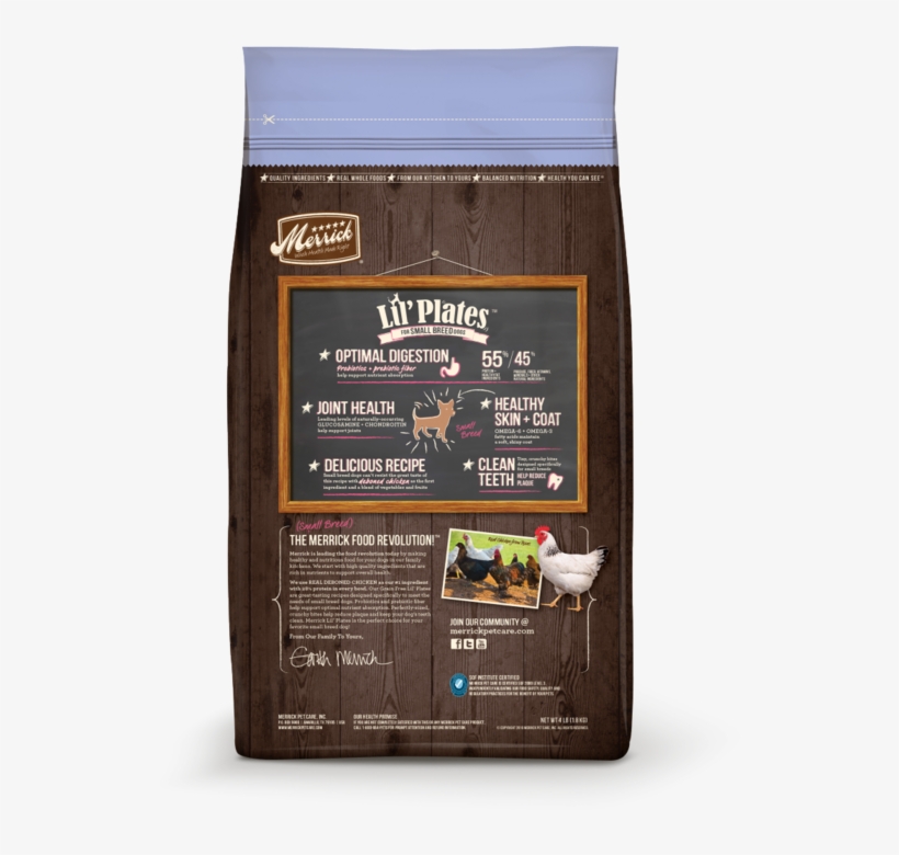 Merrick Lil' Plates Grain Free Puppy Small Breed Real, transparent png download