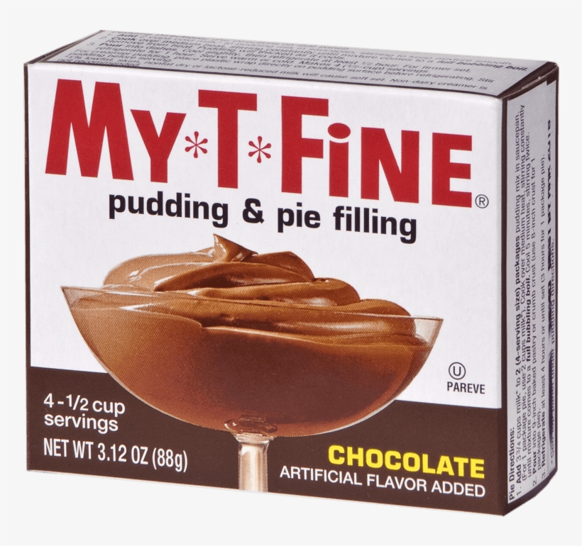 My*t*fine Chocolate Cooked Pudding, transparent png download