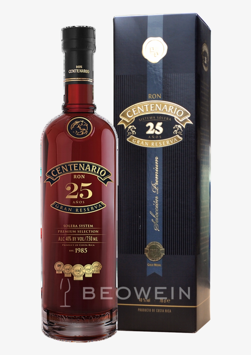 Ron Centenario 25 Anos Gran Reserva 0,7 L PNG Image | Transparent PNG ...