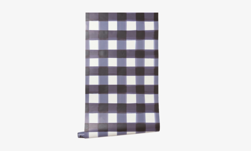 Burnside Buffalo Check In Navy Wallpaper Sample - Wallpaper, transparent png download