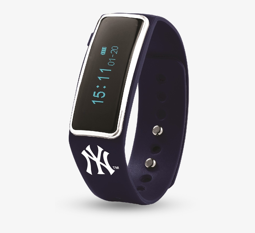 Mlb Ny Yankees - Nuband Analog Black Dial Unisex Watch-fnu-g0003nb, transparent png download