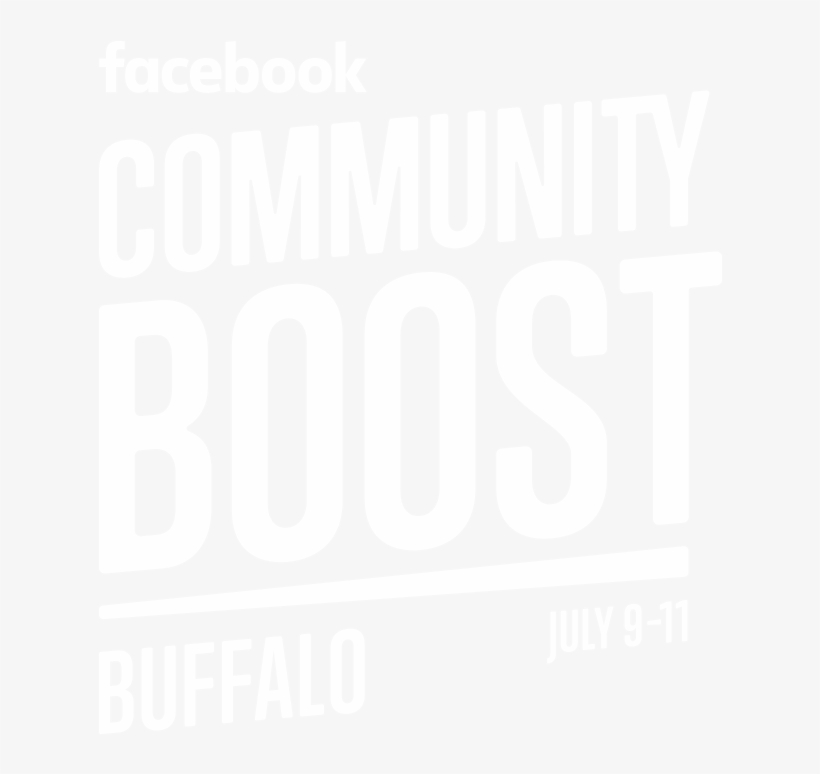 Facebook Community Boost Buffalo - Printed Tablecloths With 40 Cm X 100 Cm Logo, transparent png download