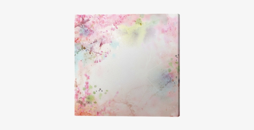 Scenic Watercolor Background, Floral Composition Sakura - Pretty Pink Flowers 2016 Monthly Planner, transparent png download