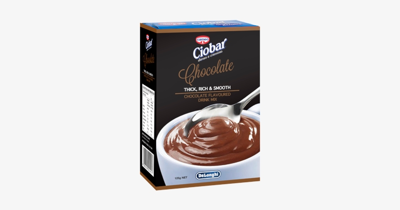 Ciobar Drinking Chocolate Powder - Delonghi Chocolate, transparent png download