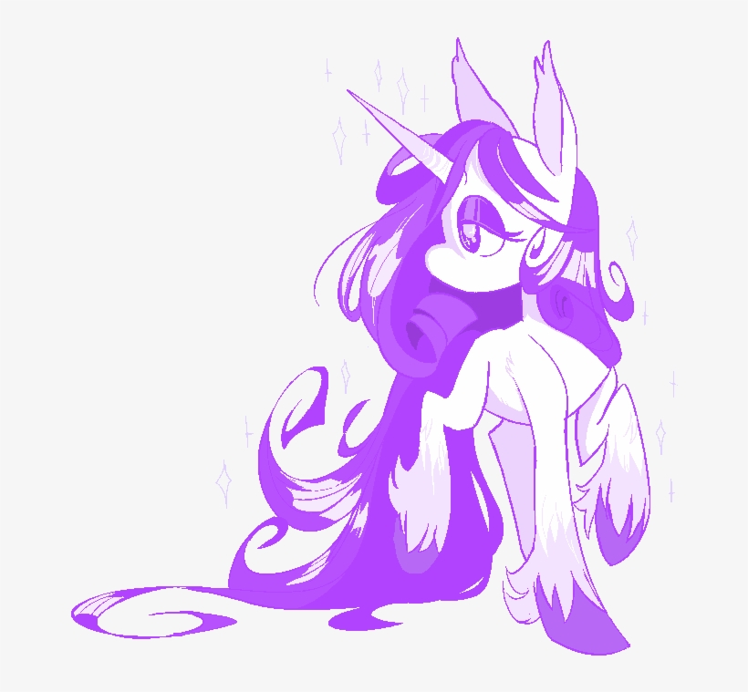 Chop4, Female, Lidded Eyes, Long Ears, Mare, Monochrome, - Illustration, transparent png download