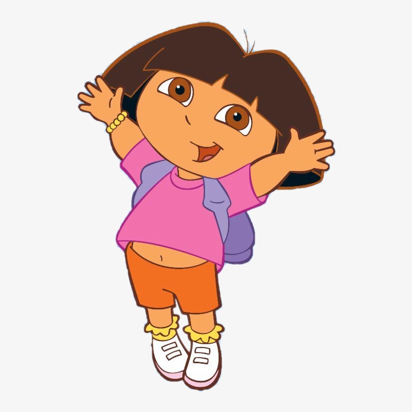 Dora The Explorer Wallpaper 21 - Dora The Explorer Jumping, transparent png download