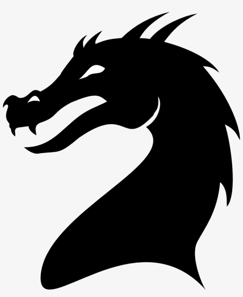 Black Dragon Icon - Dragon Icon Png, transparent png download