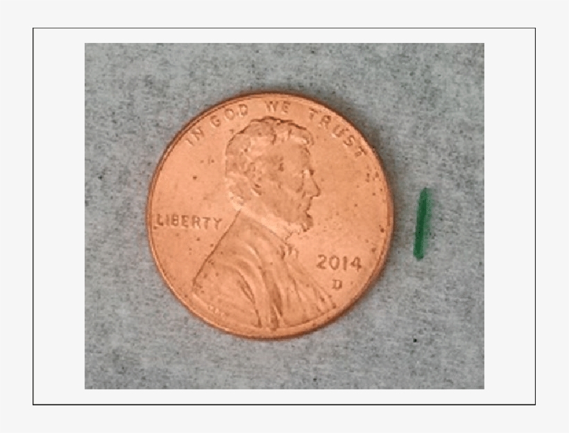 Mage Of A Sensor Strip Next To A Penny - Coin, transparent png download