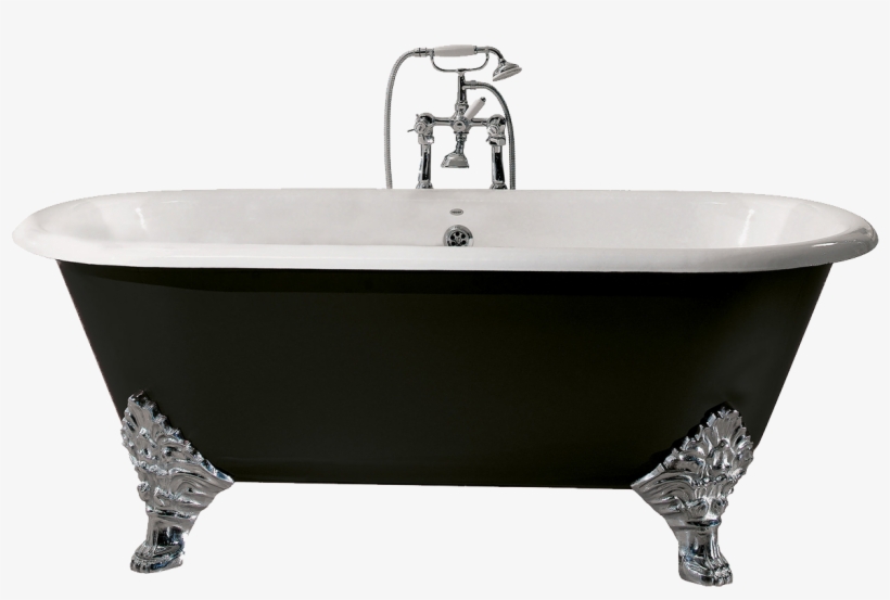 Black Cast Iron Bath, transparent png download