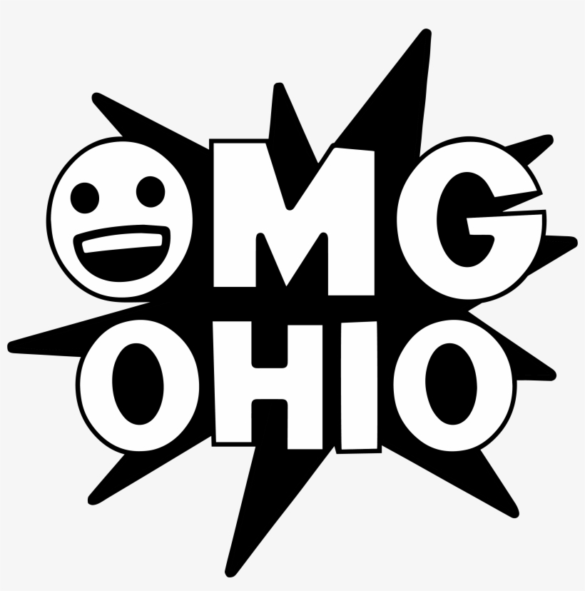 Omg Ohio Bw Logo, transparent png download