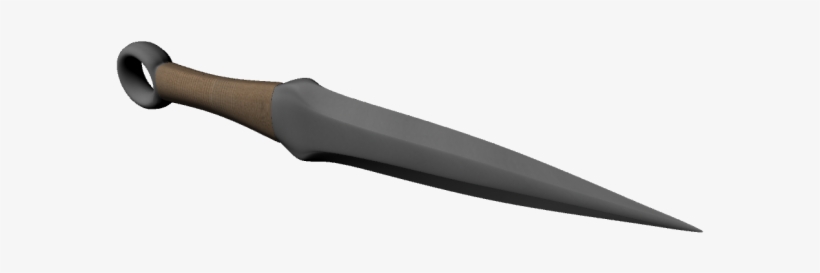 Kunai - 3d Model - - Fbx - Weapon, transparent png download