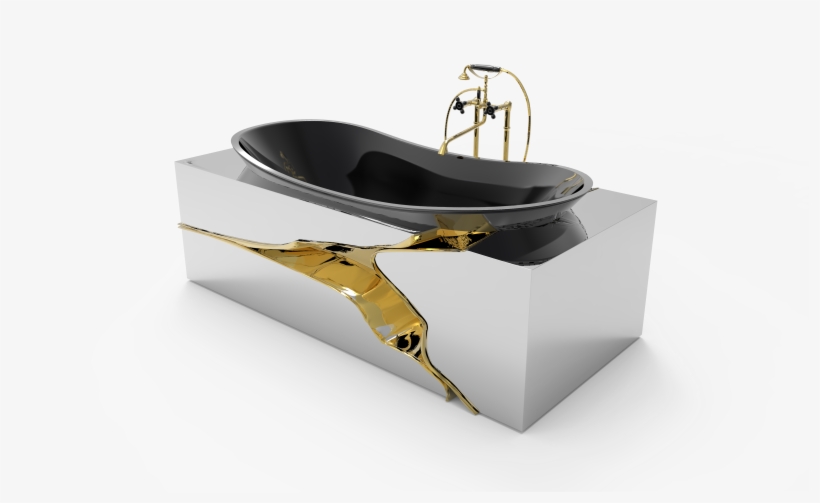Download Image ⟩ - Maison Valentina Lapiaz Bathtub, transparent png download