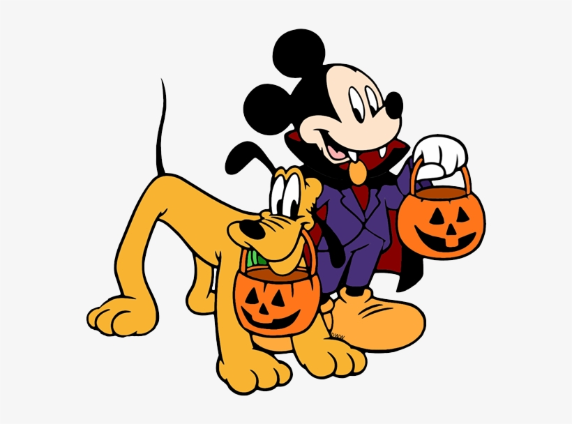 Witch Clipart Mickey Mouse - Mickey And Pluto Halloween, transparent png download