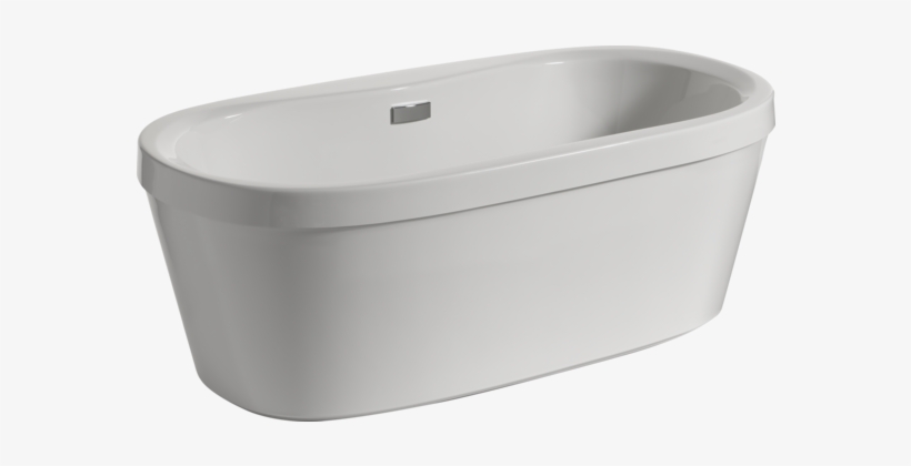 60" X 32" Freestanding Tub With Integrated Waste And - Bathtub, transparent png download