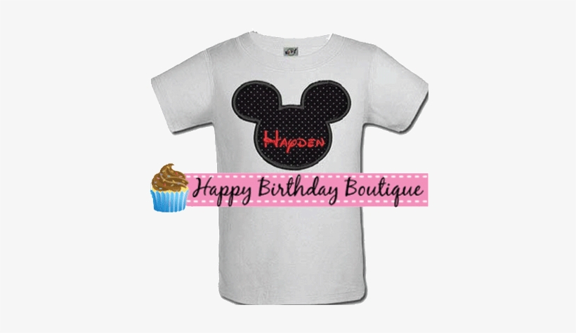 Boys Sts Birthday Mickey Mouse Head Shirt Or Onesie - Happy 100th Birthday Classic Card, transparent png download