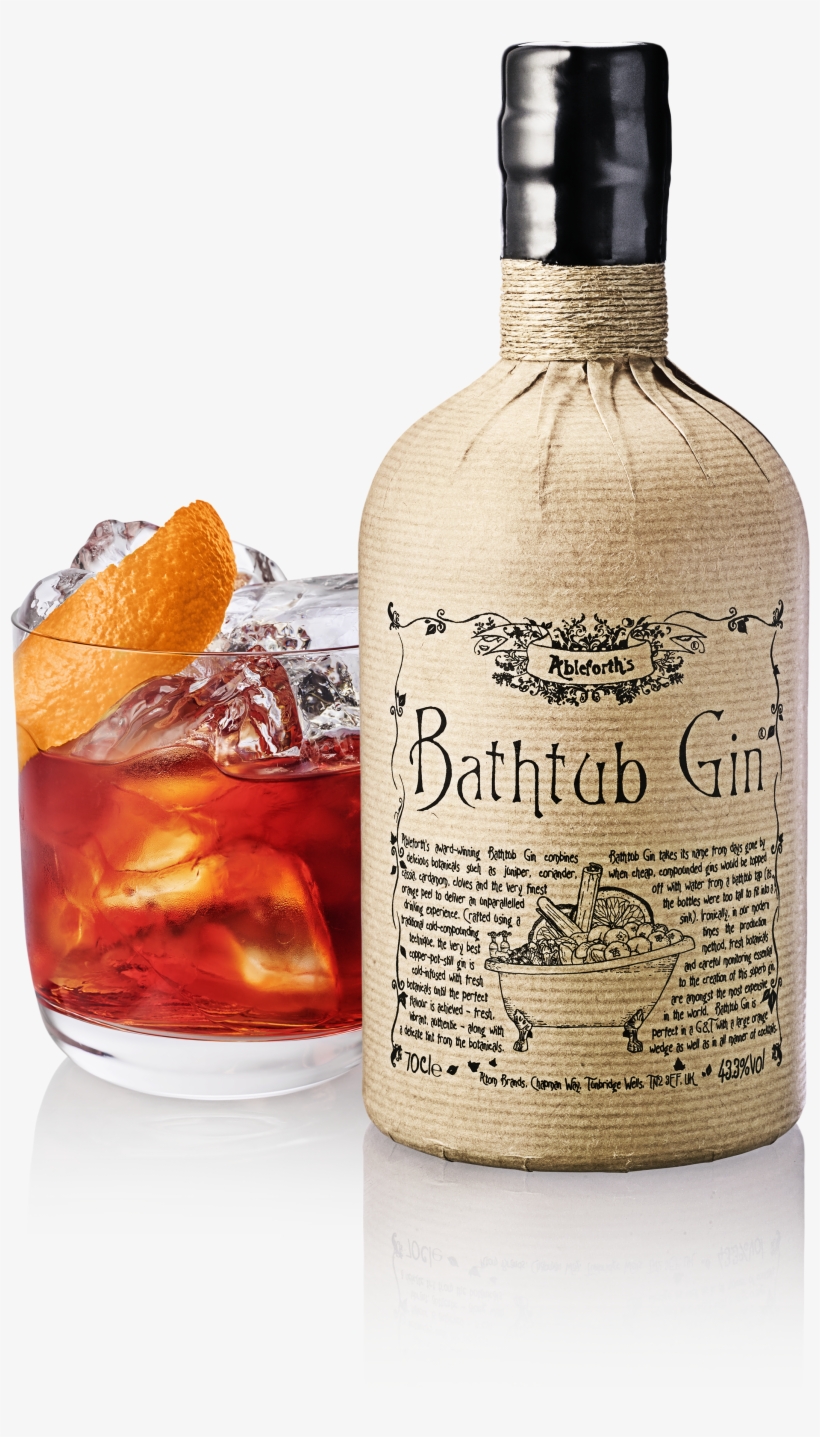 Bathtub Gin 70cl & Negroni - Ableforth's Gin, transparent png download
